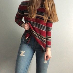 Ralph Lauren Striped Tunic Sweater